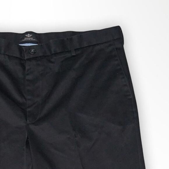 Dockers Signature Khaki D2 Straight Fit Pants 40x32 Black - Picture 5 of 6